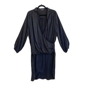 Collection Black Silk High Low  Top L